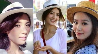 明星的草帽,草帽下的明星风采